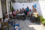 Berat - coffee and raki inside the Mangalem quarter